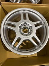 Load image into Gallery viewer, 4 AMG Rims 7.5+8.5 x 17 Mercedes R170 R171 W124 W201 190E W202 W203 W208 W209