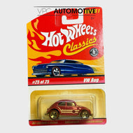 Hot Wheels 2004 Classics Series 1, VW Bug Red Chrome Sealed n Card Limited Ed