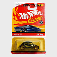 Hot Wheels 2004 Classics Series 1, VW Bug Blue Chrome Sealed n Card Limited Ed
